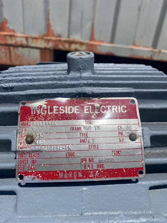 Used Sumitomo SM-Cyclo HC-3175/11 Speed Reducer, 5HP Reliance Electric Motor 1750RPM