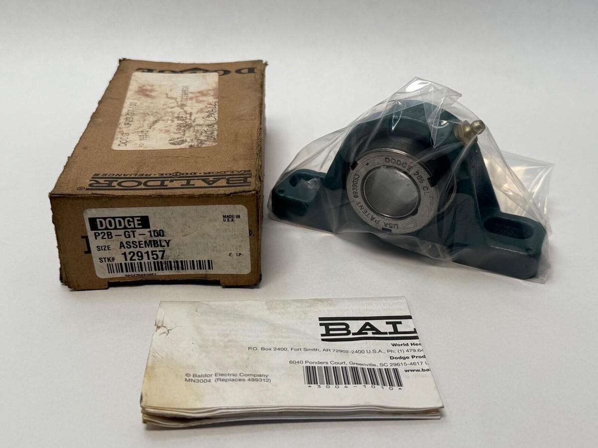 Used Dodge 204 Flange Block Bearing