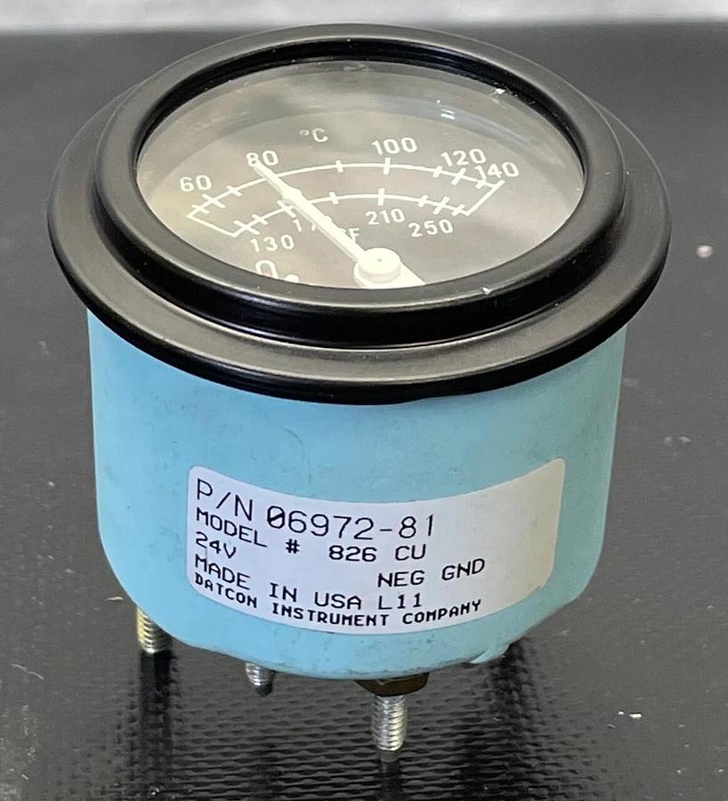 Used Datcon Instrument Company 06972-81 Fuel Temperature Gauge