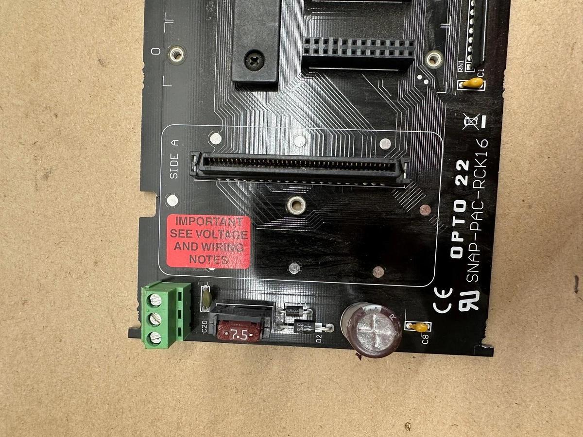 Used OPTO 22 SNAP-PAC-RCK16 SNAP PAC Brain and Up to 16 SNAP I/O Modules