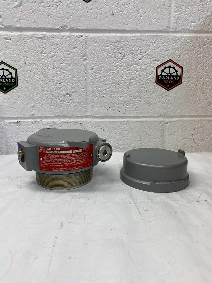 Used Hubbell Killark HKB-BC-GA Instrument Enclosure Cast Aluminum, Threaded