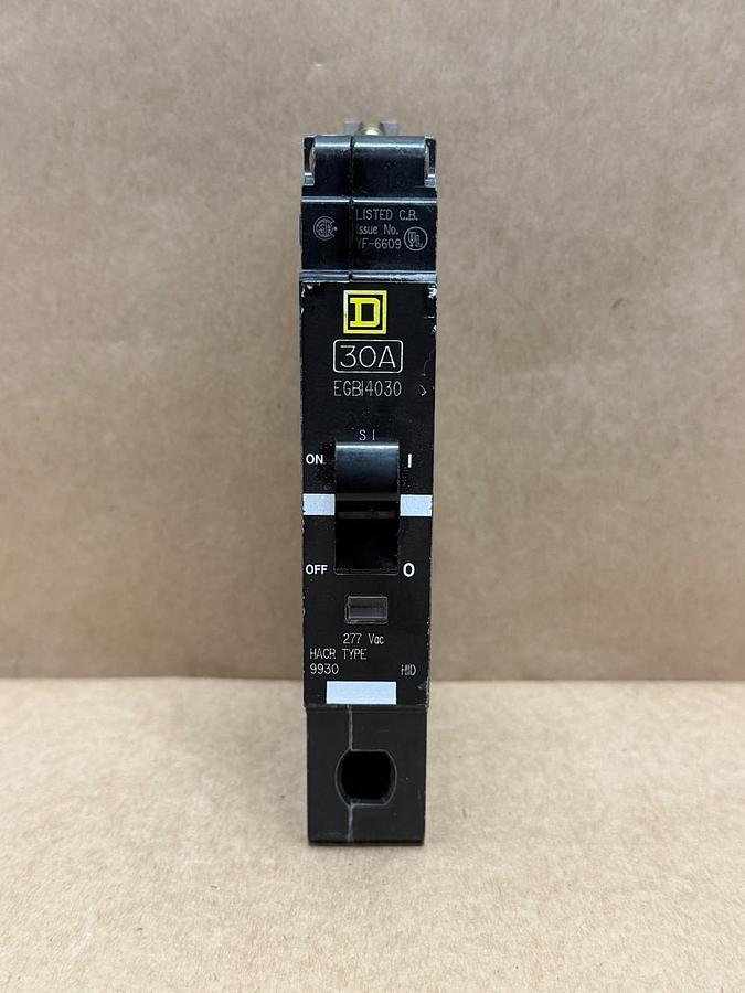 Used Square D EGB14030 30A, 1 Pole Circuit Breaker