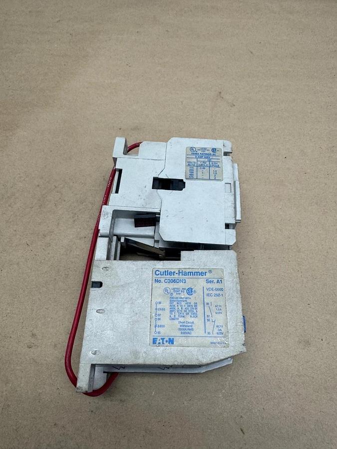 Used Eaton Cutler Hammer AN16ANO Electric Motor Starter/ Non Reversing, w/ C306DN
