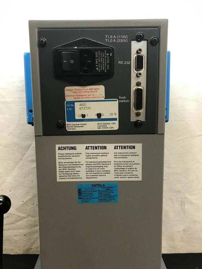 Used BYK Gardner Bench Top Haze-Gloss, Multiple Measurement Modes at 20°, 60° and 85°