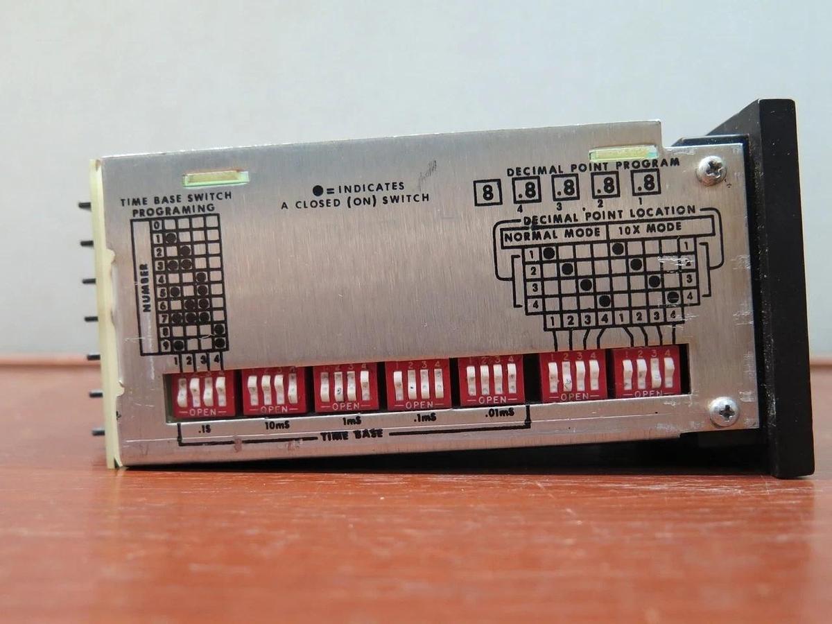 Used Electronic Counters and Controls Inc ECCI MT105D-1 Tachometer