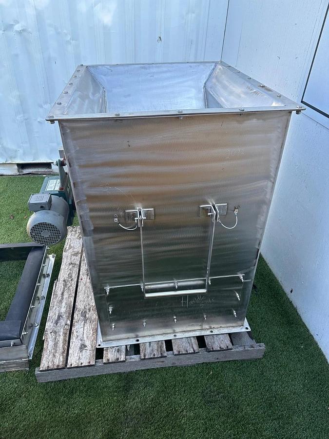 Used Magnetic Systems MDH-2424  24” SS Rotary Drum Magnet Separator Rare Earth