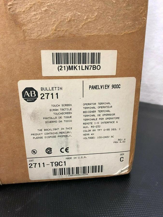 Allen-Bradley 2711-T9C1 PanelView 900 Series C