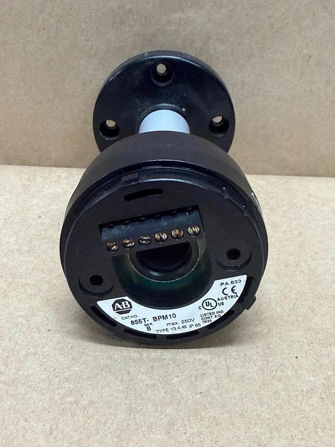Used Allen Bradley 855T-BPM10 Beacon Light Module Mount