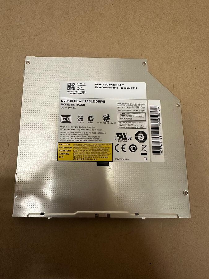 Used Philips & Lite-On DC-8A2SH DVD/CD Rewritable Drive
