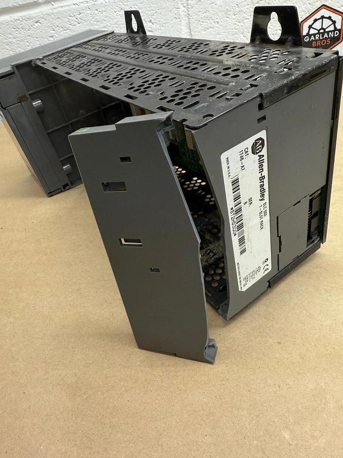 Used Allen Bradley 1746-P2 & 1746-A7 Chassis, Power Supply (P2) and 7-Slot Rack (A7)