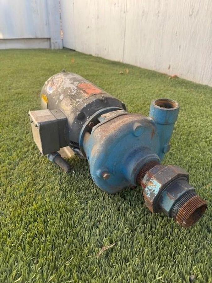 Used Goulds 3656 (Size 1 1/2x2-6) 3BF1J2A0, Baldor JMM3212T, 5 Hp Motor @ 3450RPM