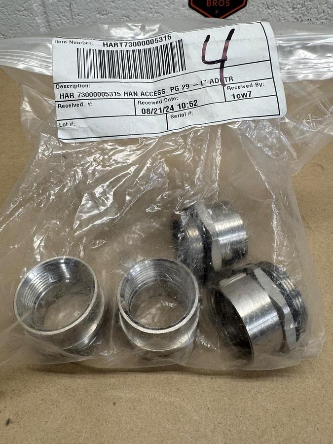 Used Harting 73000005315 1” Adapter *NEW*