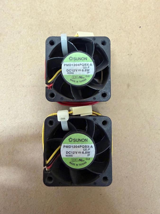 Used SUNON PMD1204PQBX-A 40mm Case Cooler - Lot of 2