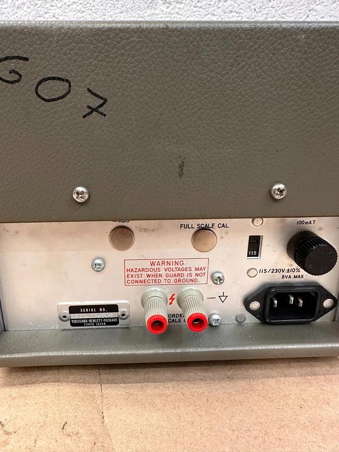 Used Hewlett Packard - 4329A - High Resistance Meter  - Working Condition!