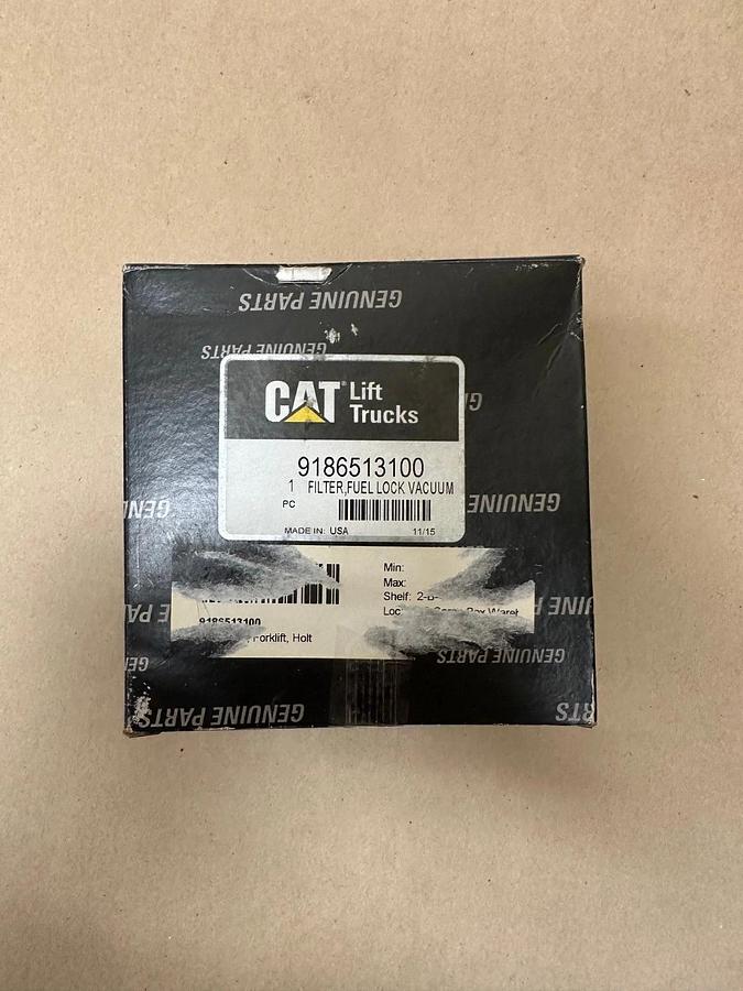 Used CAT 9186513100 Filter, Fuel Lock Vacuum *NEW*