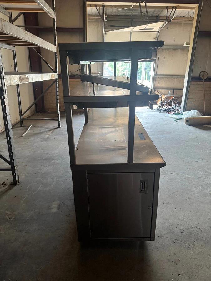 Used Marshall Air Systems 170525B208 Series 5000 Warming Rack, Work Station/SS Table