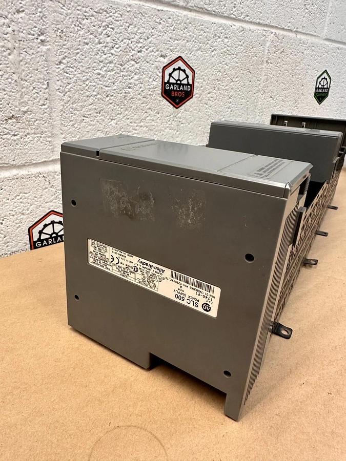Used Allen Bradley  1746-P1 Ser A, 1746-A13 Ser B SLC 500 Power Supply 13 Slot Rack