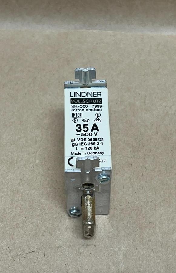 Used Lindner NH-C00 35A, 500V Fuse
