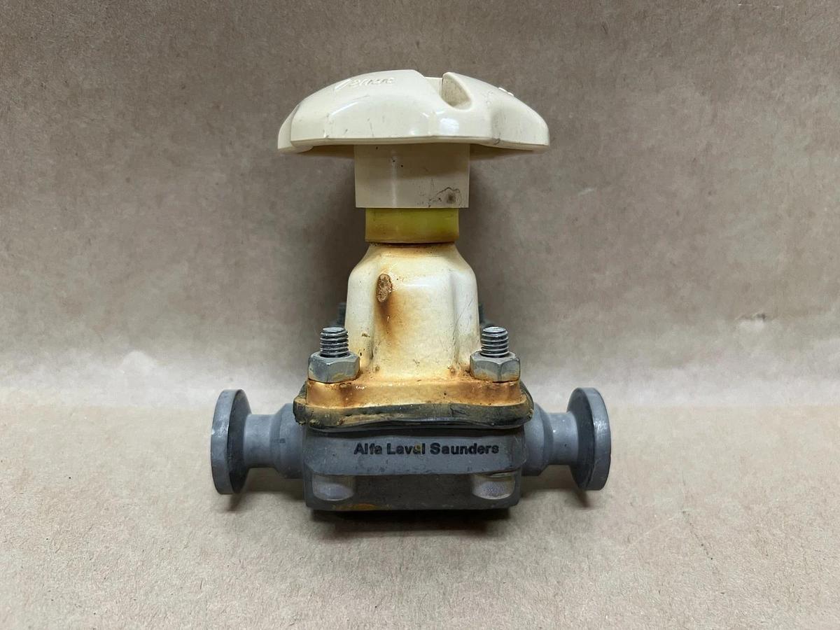 Used Alfa Laval Saunders 206799/001/007 316L, Sanitary Diaphragm Valve, 1/2"