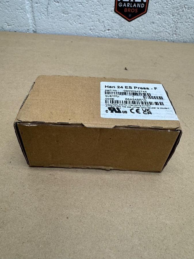 Used Harting 09330242749 Han 24 ES Press *NEW*