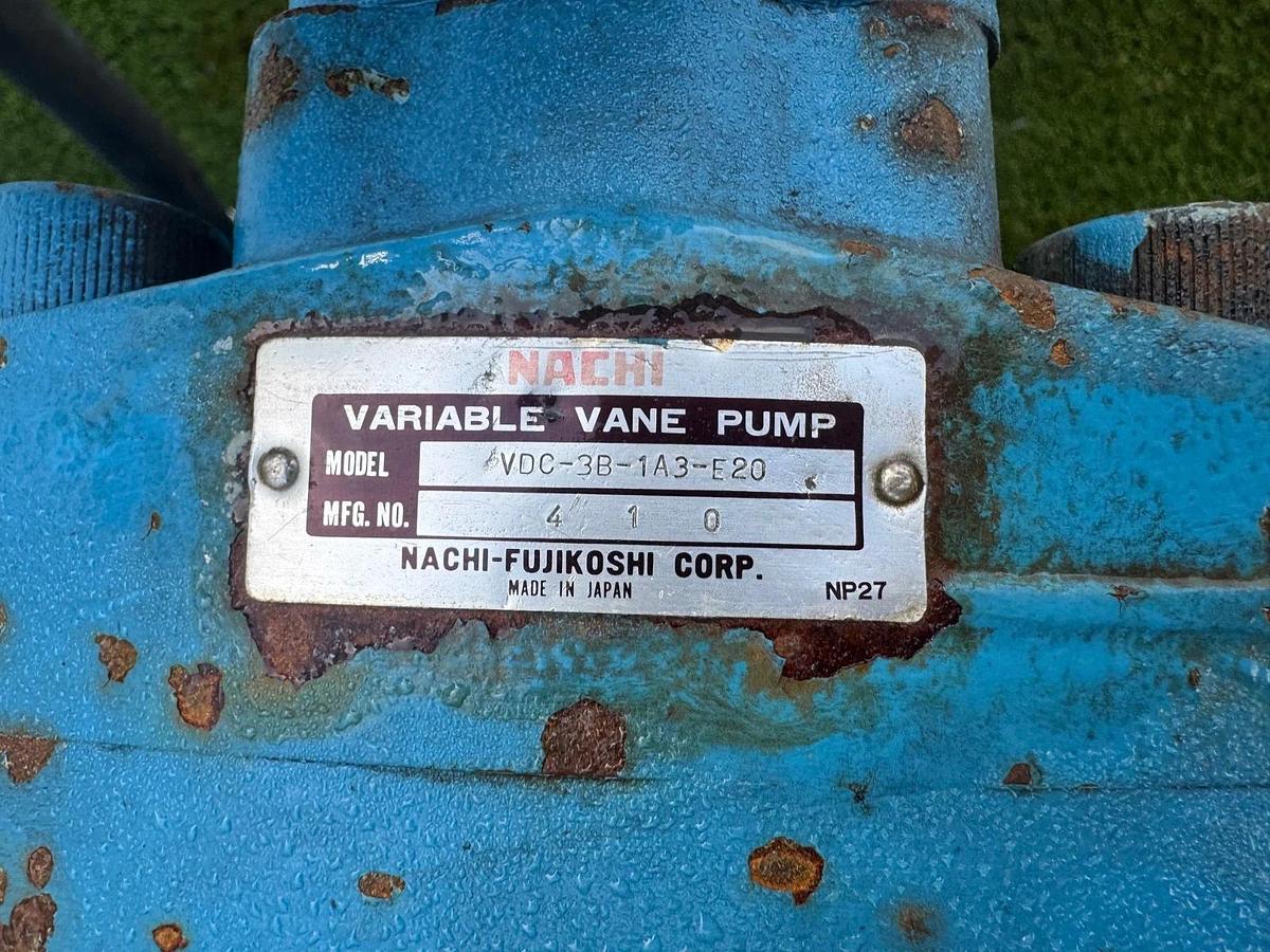 Used 20Hp Hydraulic Power Pack, Nachi VDC-3B-1A3-E20 Vane Pump, 85 Gal Tank