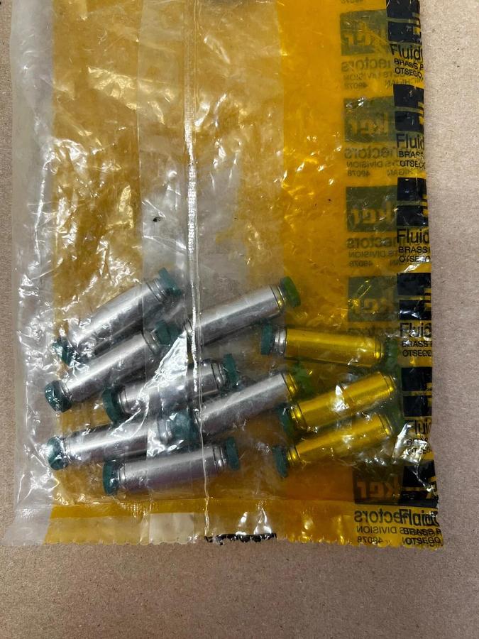 Used Parker 1AJK2 (Pack of 10) Brass Fluid Connector - Lot of 2