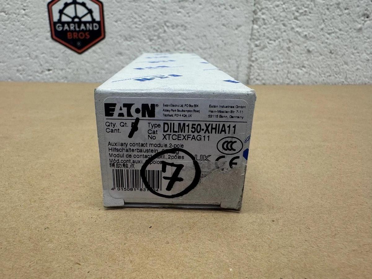 Used Eaton DILM150-XHIA11 Auxiliary Contact Module, 2 Pole, (7 Pack)*NEW*
