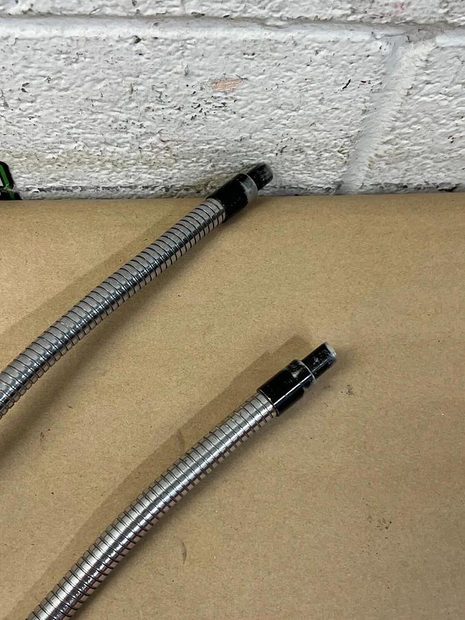 Used Fostec Dual Gooseneck Fiber Optic Attachment for Microscope Illuminators