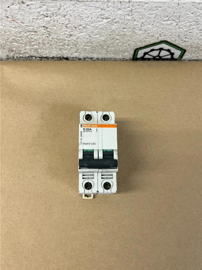 Used Merlin Gerin Multi9 C60 2 Pole Circuit Breaker
