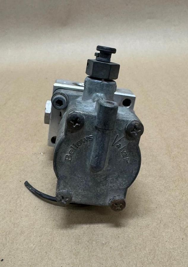 Used Bellows Valvair K065-3033 Solenoid Pilot Valve, 120V, 60Hz, 110V