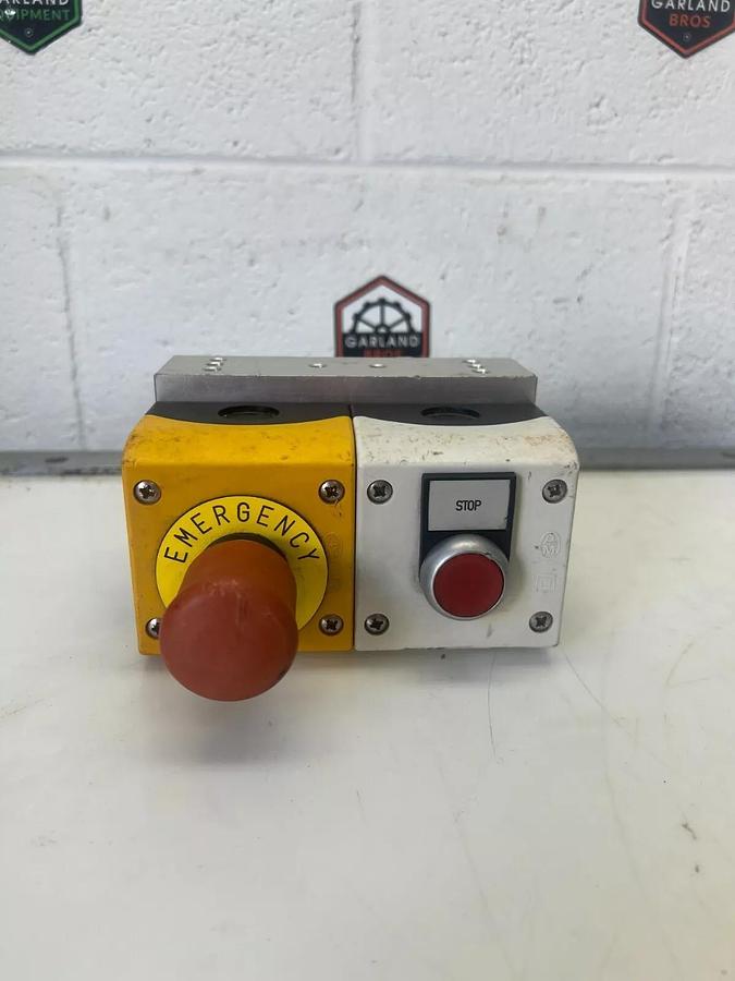 Used Muller Stop Button w/ Emergency Stop Push Button
