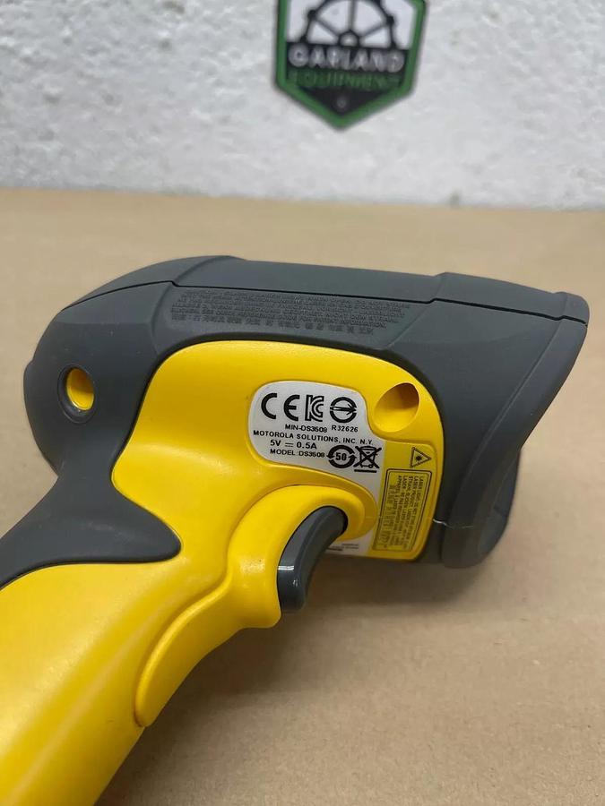 Used Motorola Solutions Inc. DS3508 Symbol, Laser Barcode Scanner, 5V, 0.5A