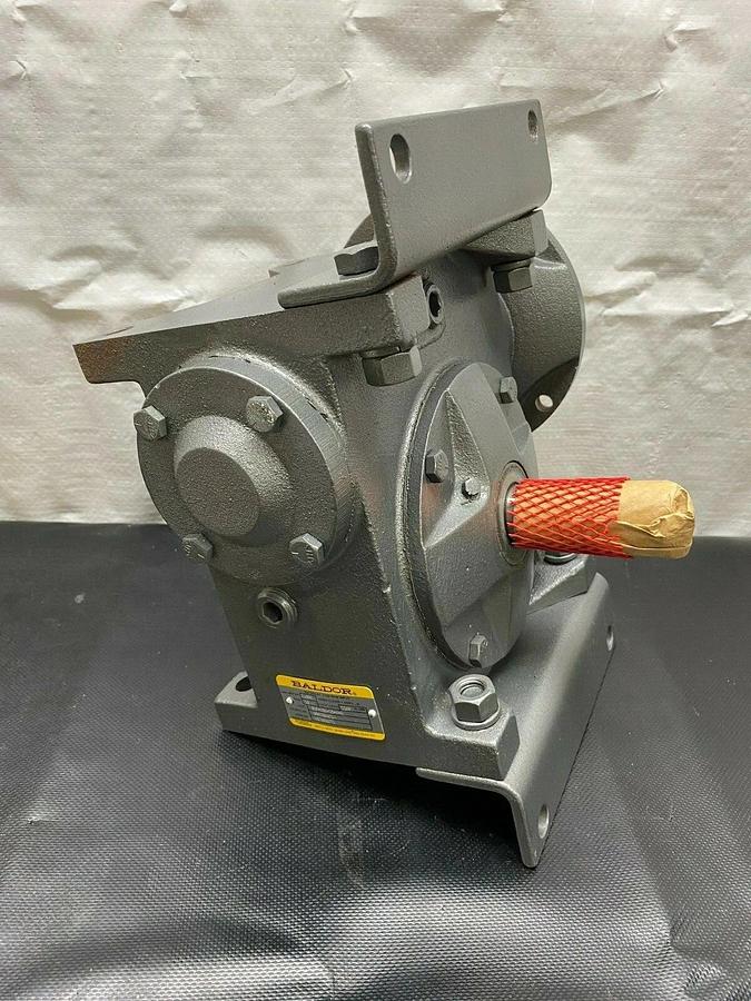 Used Baldor SVF258-15B-B Right Angle Worm Gear Speed Reducer, Ratio 15:1