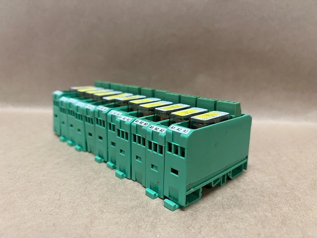 Used Phoenix Contact EMG 17-REL/KSR-24/21-21-LC Contact Relay Module - Lot of 11