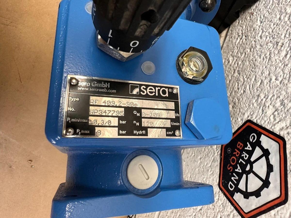 Used SERA RF409.2-90e Controllable Diaphragm Pump, 1/3 HP Motor