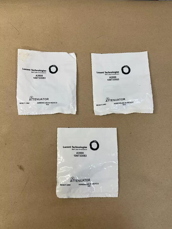 Lucent Technologies A3000 Attenuator - Lot of 3