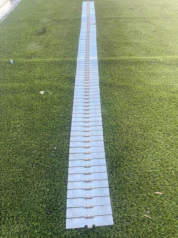 Used Rexnord SS815 BC 83 Tabletop Chain Stainless Steel L:133", W:7.5"