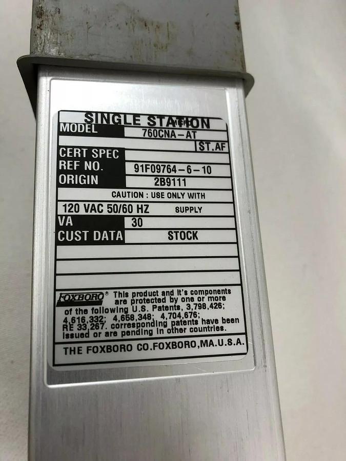 Used Foxboro 760CNA-AT Single Station Micro Controller