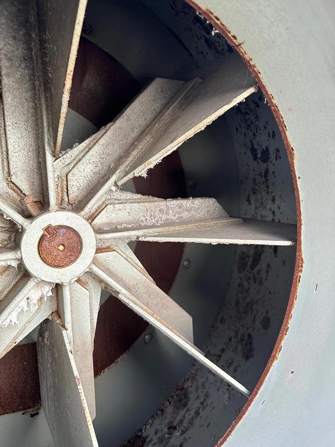 Used Kimbel KGMD-50, Bottom Horizontal CCW 270 Blower, 30TE Hp Motor, 1780RPM 575V