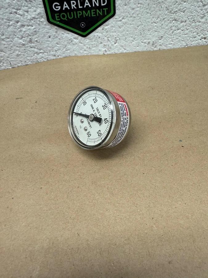 Used Marsh Instruments 34693-3 Pressure Gauge 0-60
