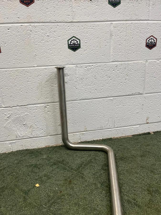 Used M Braun 304 Stainless Steel Sanitary Pipe w/ KF40 Flange 8003754