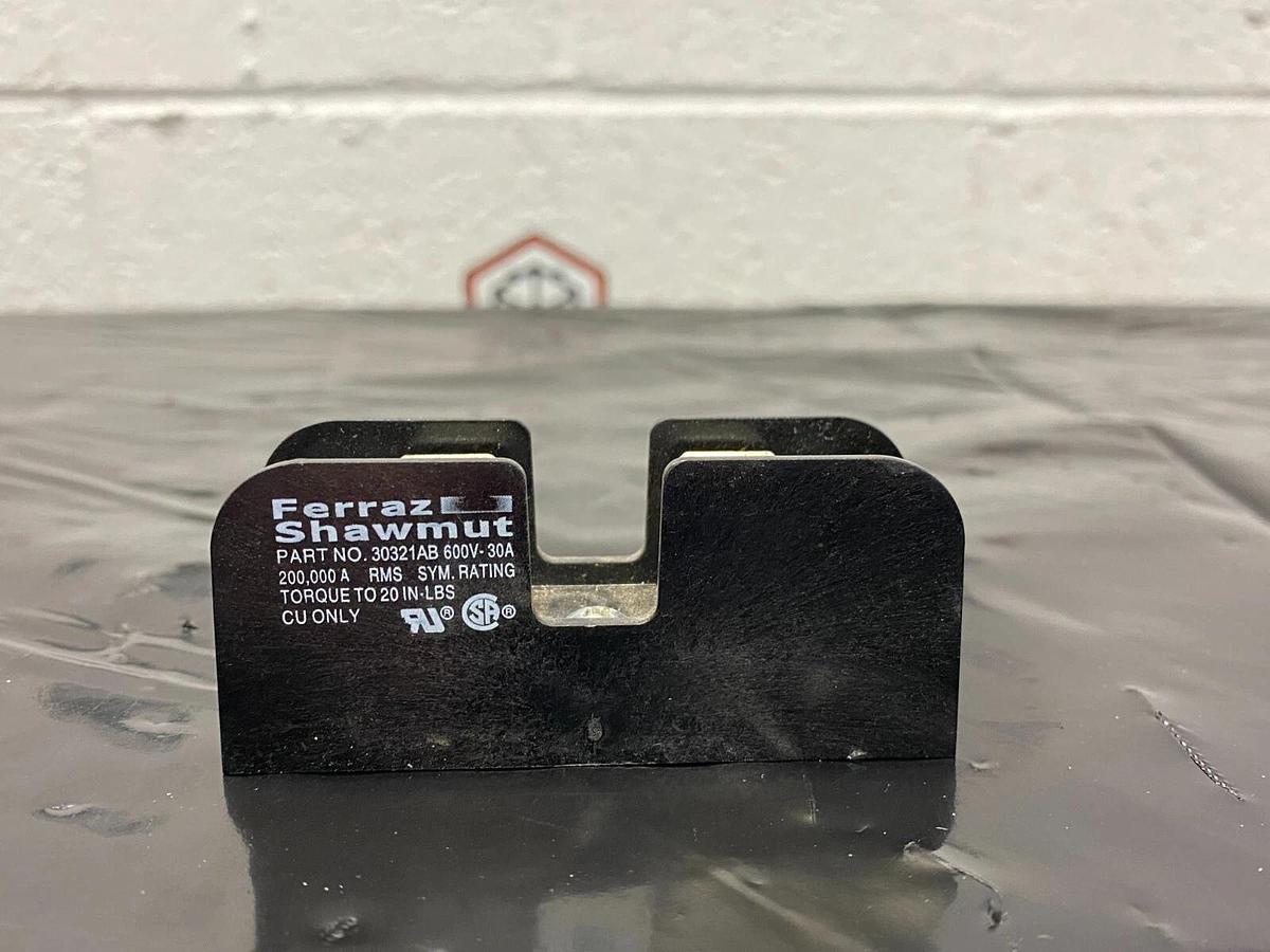 Used Ferrara Shawmut 30321RAB 1 Pole Fuse Holder 600V-30A - Lot of 3