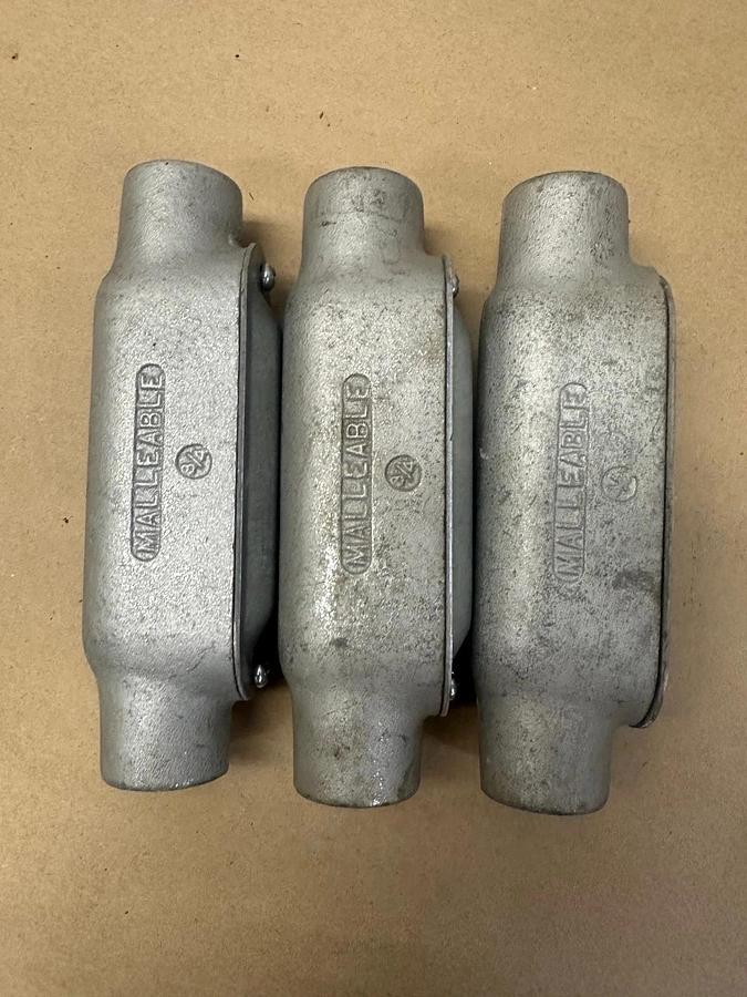 Used O-Z/Gedney C-75 3/4” Conduit - Lot of 3