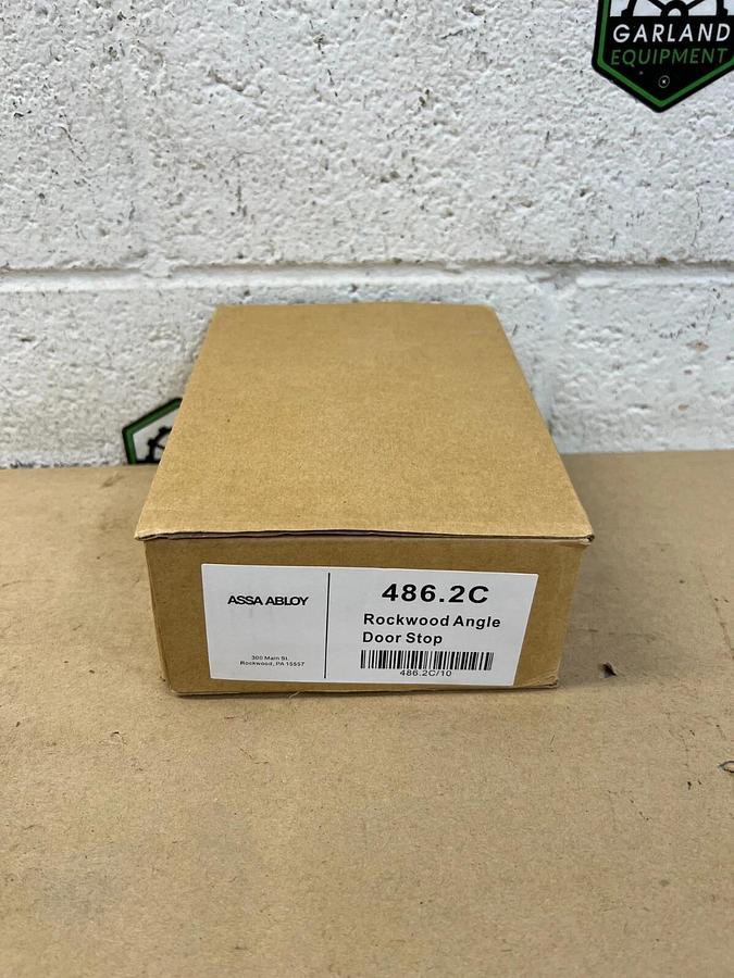 Used Assa Abloy 486.2C Rockwood Angle Door Stop, 10 pcs