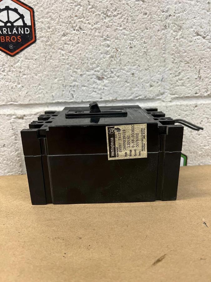 Used Westinghouse EHB3100 100A, 3 Pole Circuit Breaker