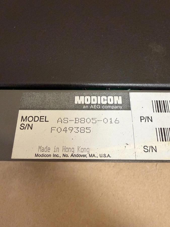 Used Modicon AS-B805-016 Input Module, 115 VAC - Lot of 5
