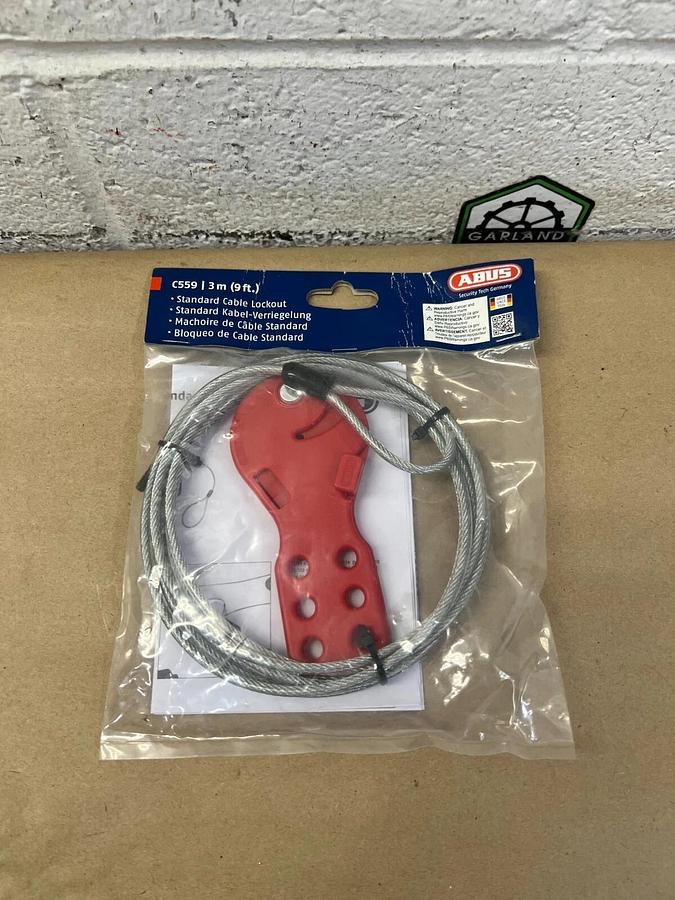Used Abus C559 3 m (9 ft) Standard Cable Lockout