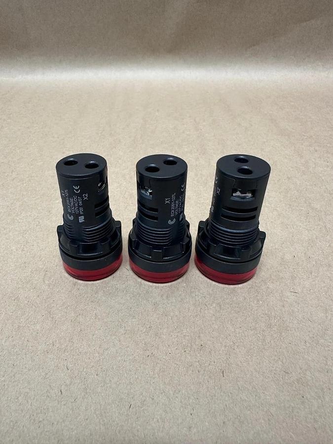 Automation Direct ECX2051-127L Red Indicating Light - Lot of 3 *NEW*