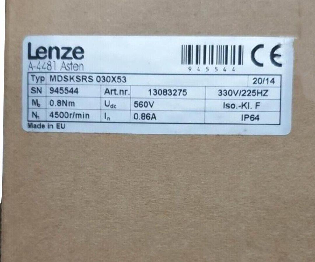 Used Kollmorgen DBL3N00130-B3M-000-S40 Servo Motor, SN: 1551496740