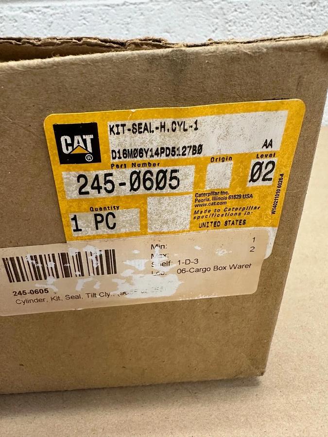 Used CAT 245-0605 Hydraulic Cylinder Seal-Kit *NEW*